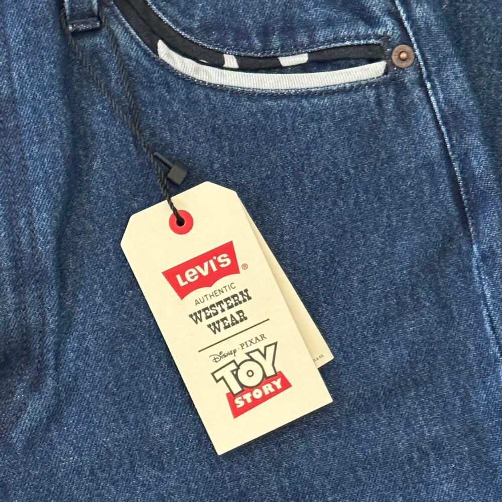 Levi’s Pixar Toy Story Jessie Western Ribcage Bell Flare Jean Women 29 Cowgirl - Picture 12 of 16